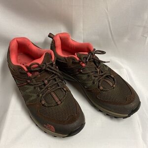 The North Face Fastpack Hiking Shoes Brown & Pink Women’s Size 9.5